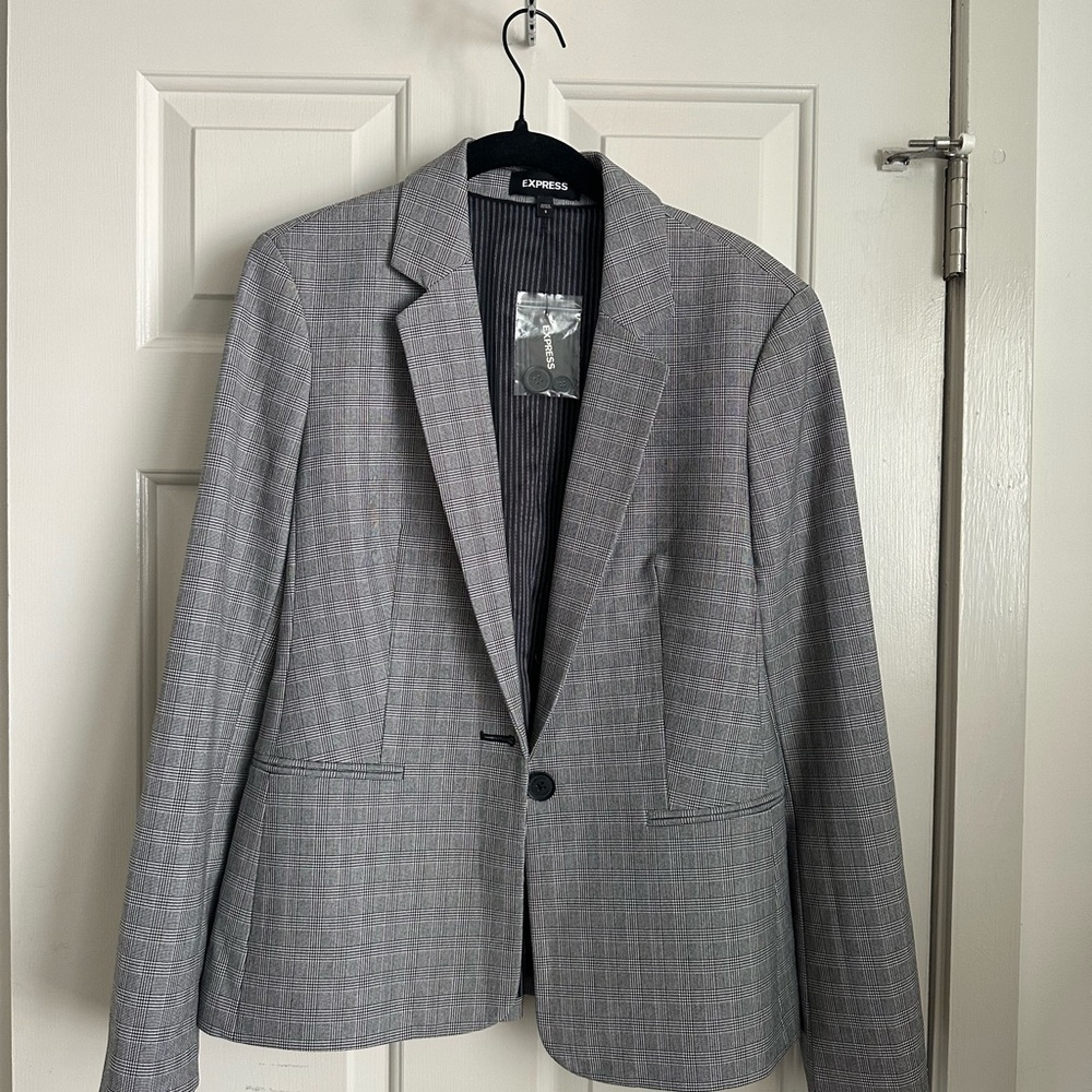 Express Gray Blazer